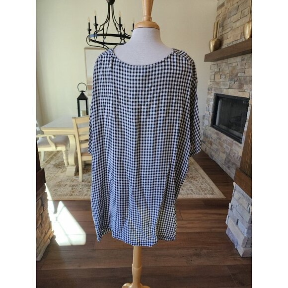 Vintage 90s More Jazz Made in USA Tunic Top Size 30W 4XL - Picture 5 of 7